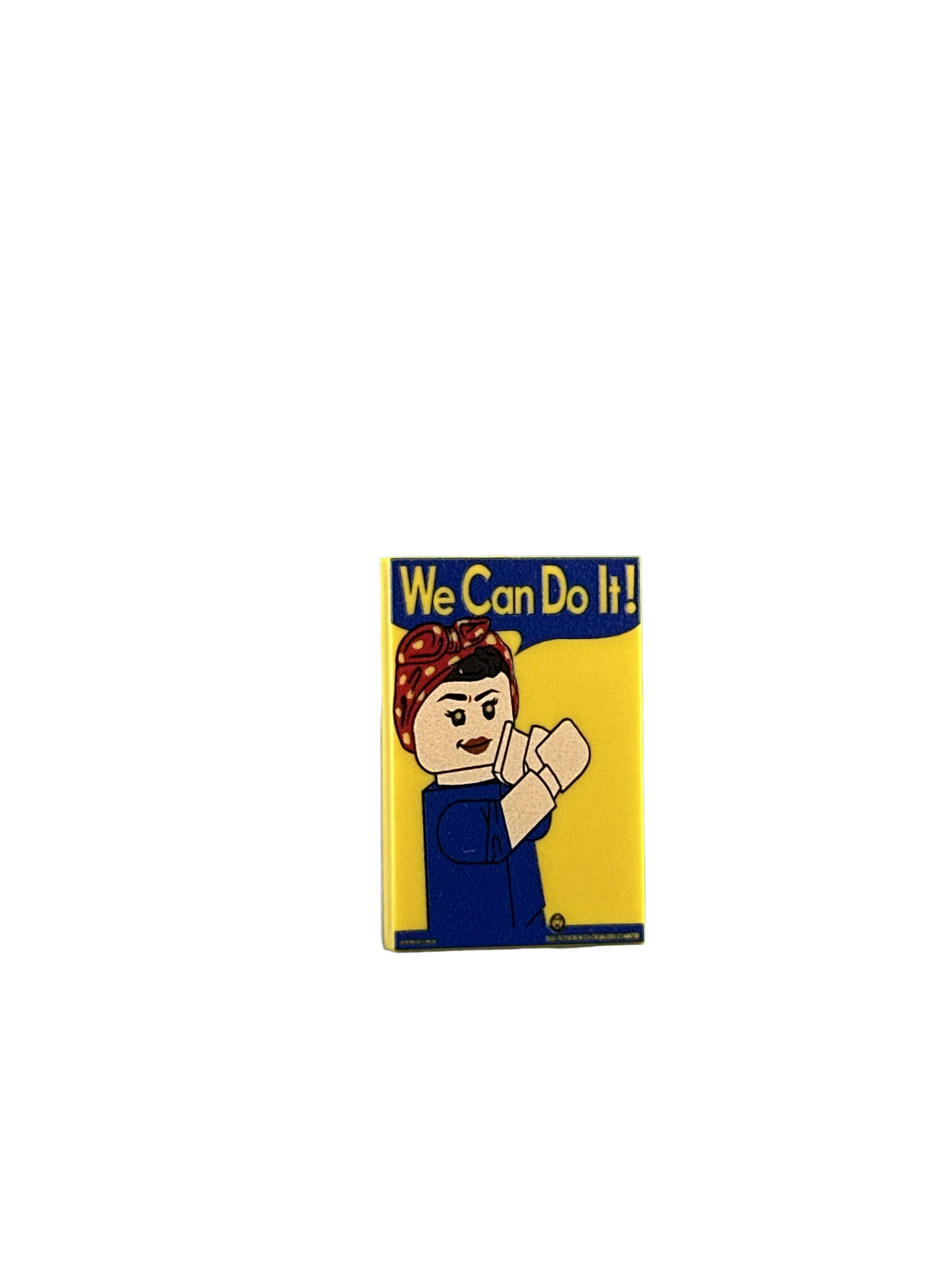 We Can Do It! Poster Tile - angle 1