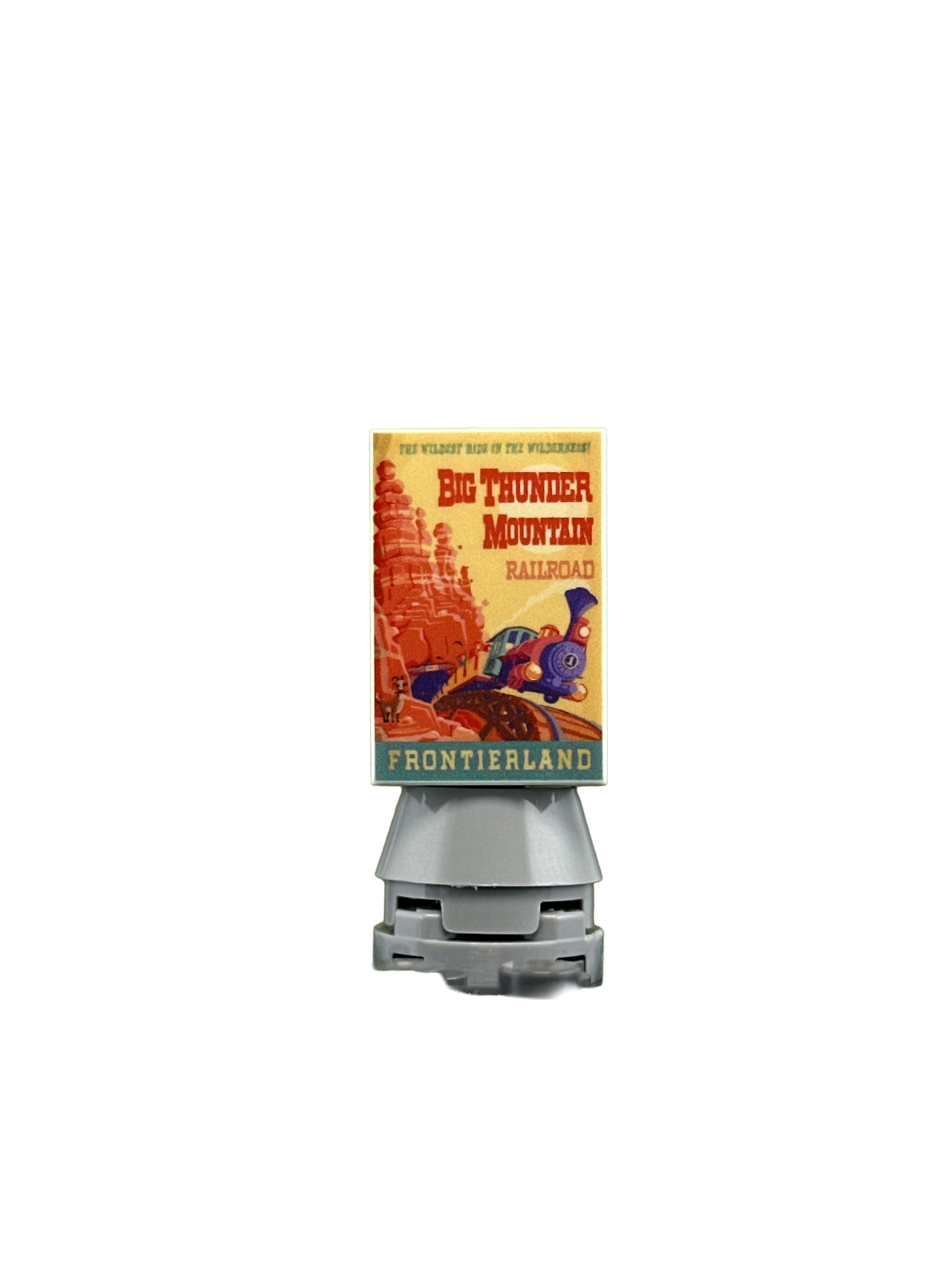 Big Thunder Railroad Vintage Ride Poster Tile - angle 1
