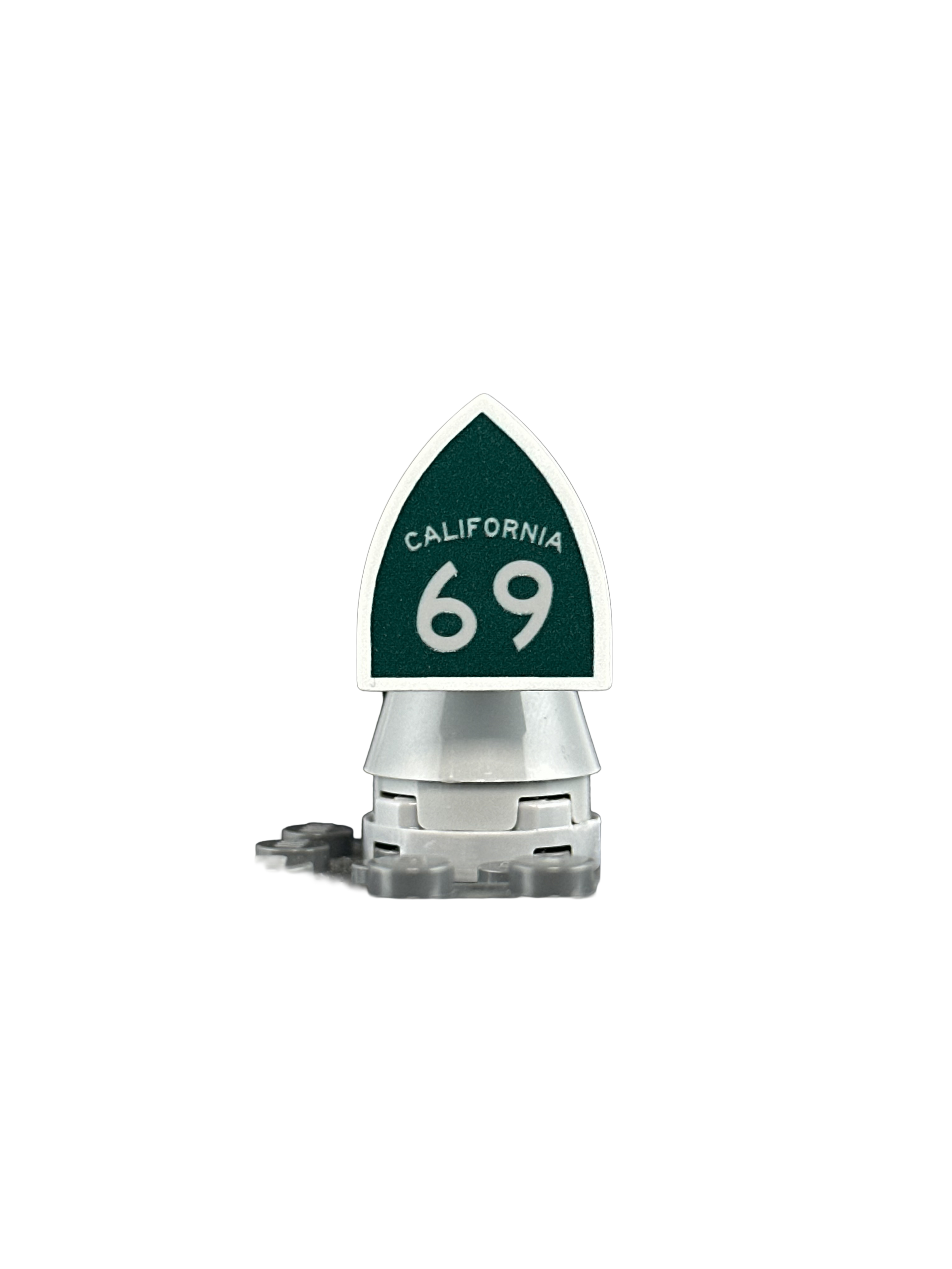 California Highway 49 Roadsign - angle 1