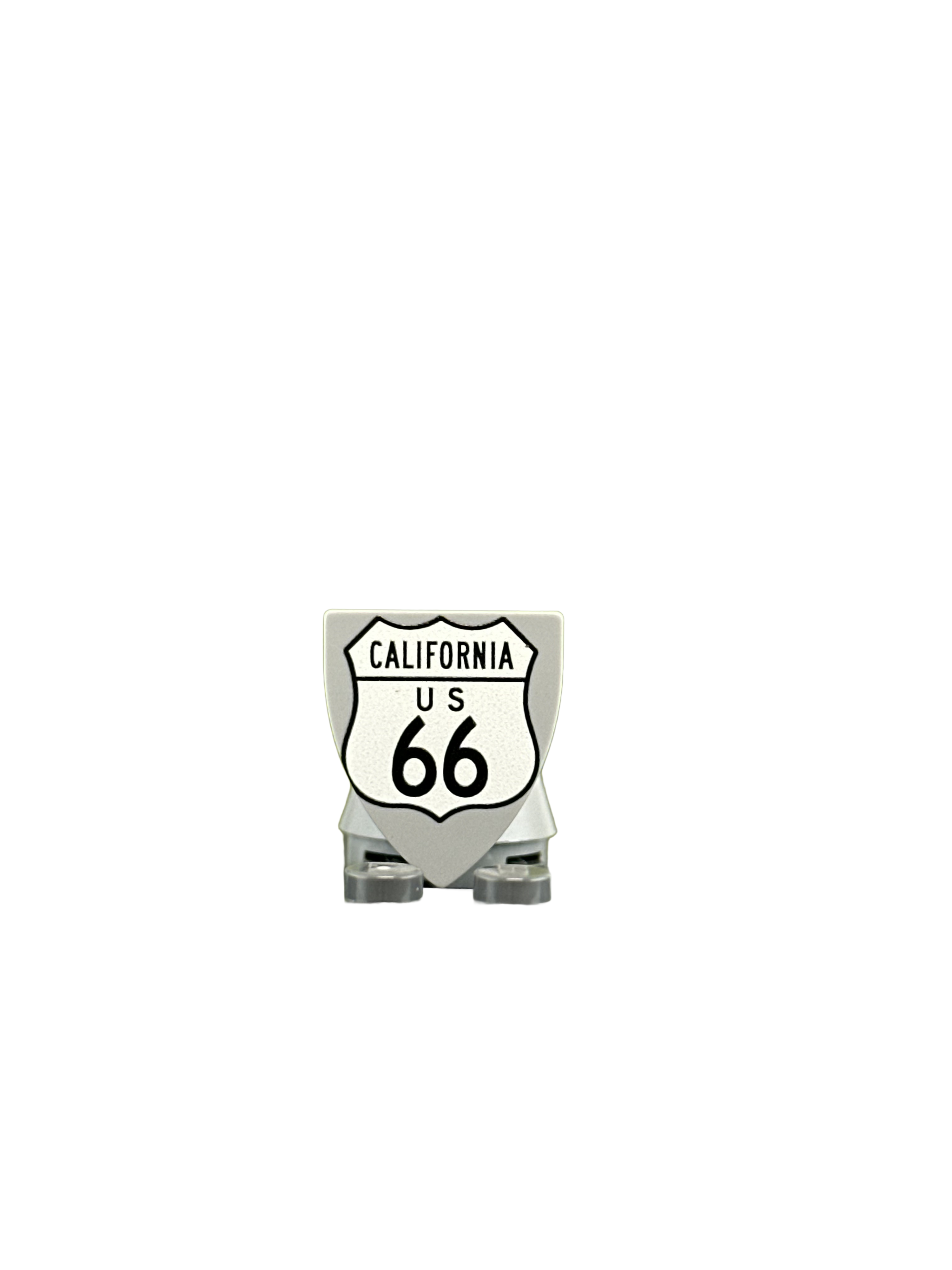 California U.S. 66 Road Sign - angle 1