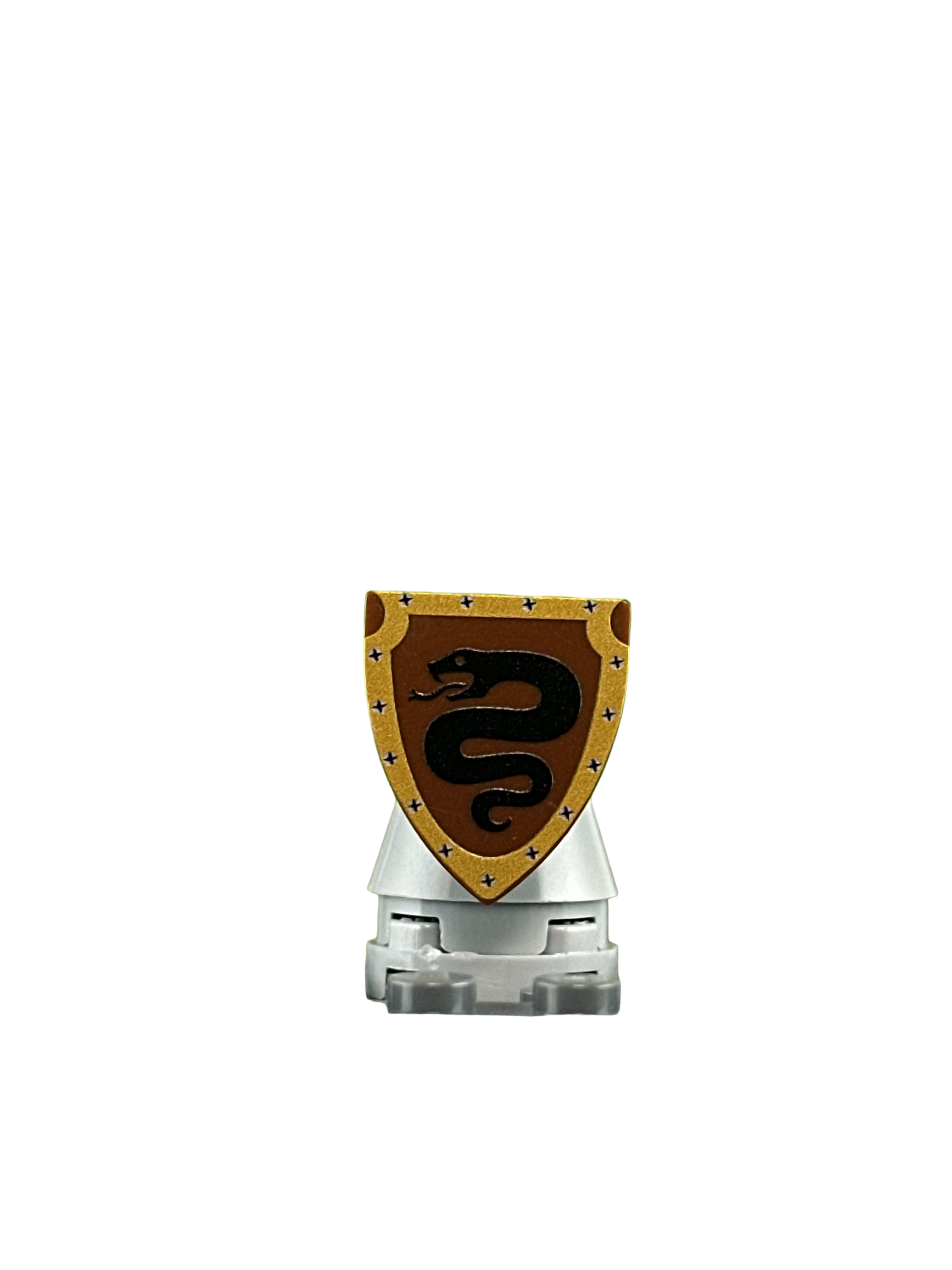 Serpent Knight Shield (Brown) - angle 1