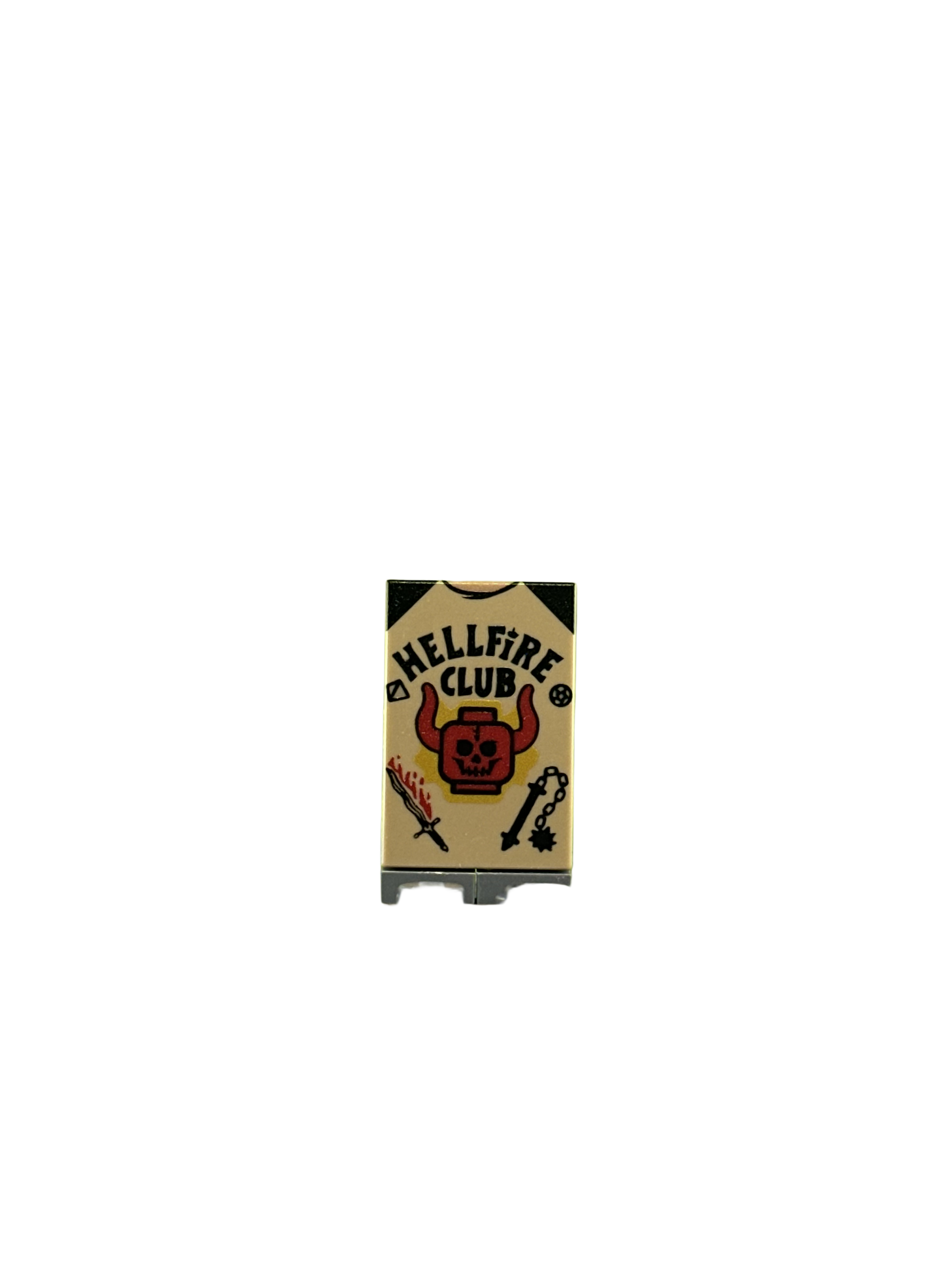 Hellfire T-shirt Tile (Dark Tan) - angle 1