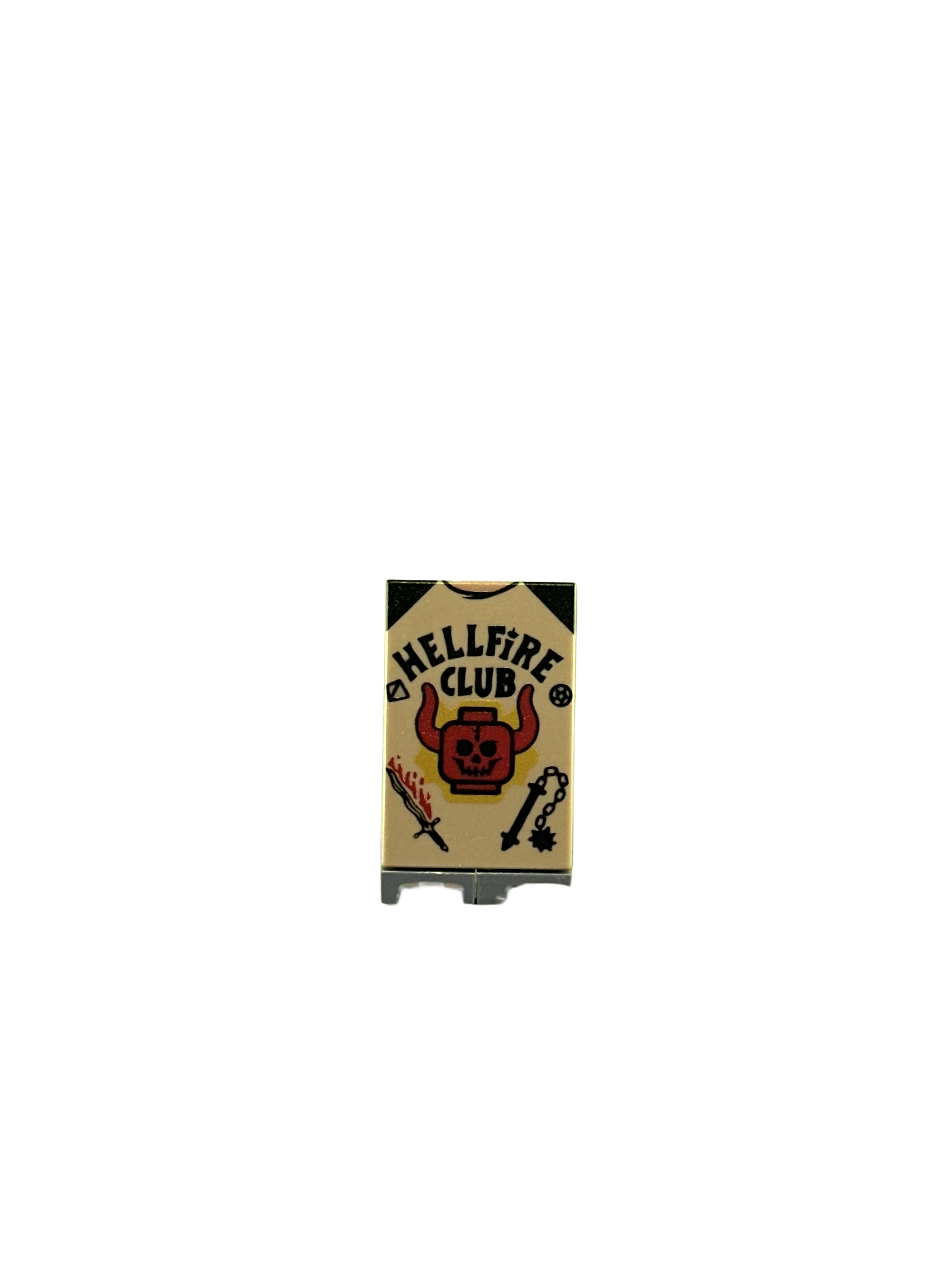 Hellfire T-shirt Tile (Dark Tan) - angle 1