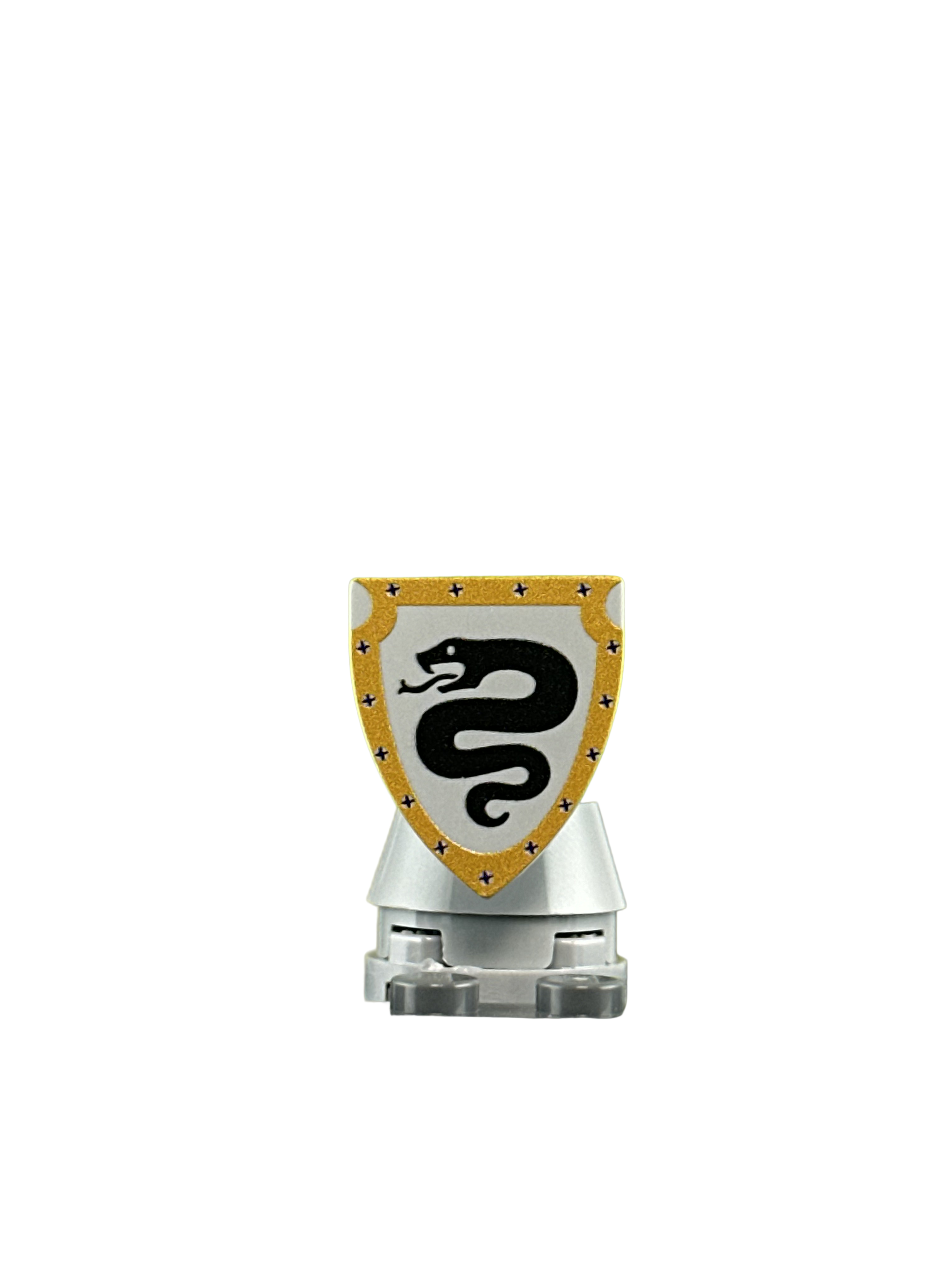 Serpent Knight Shield (Grey) - angle 1